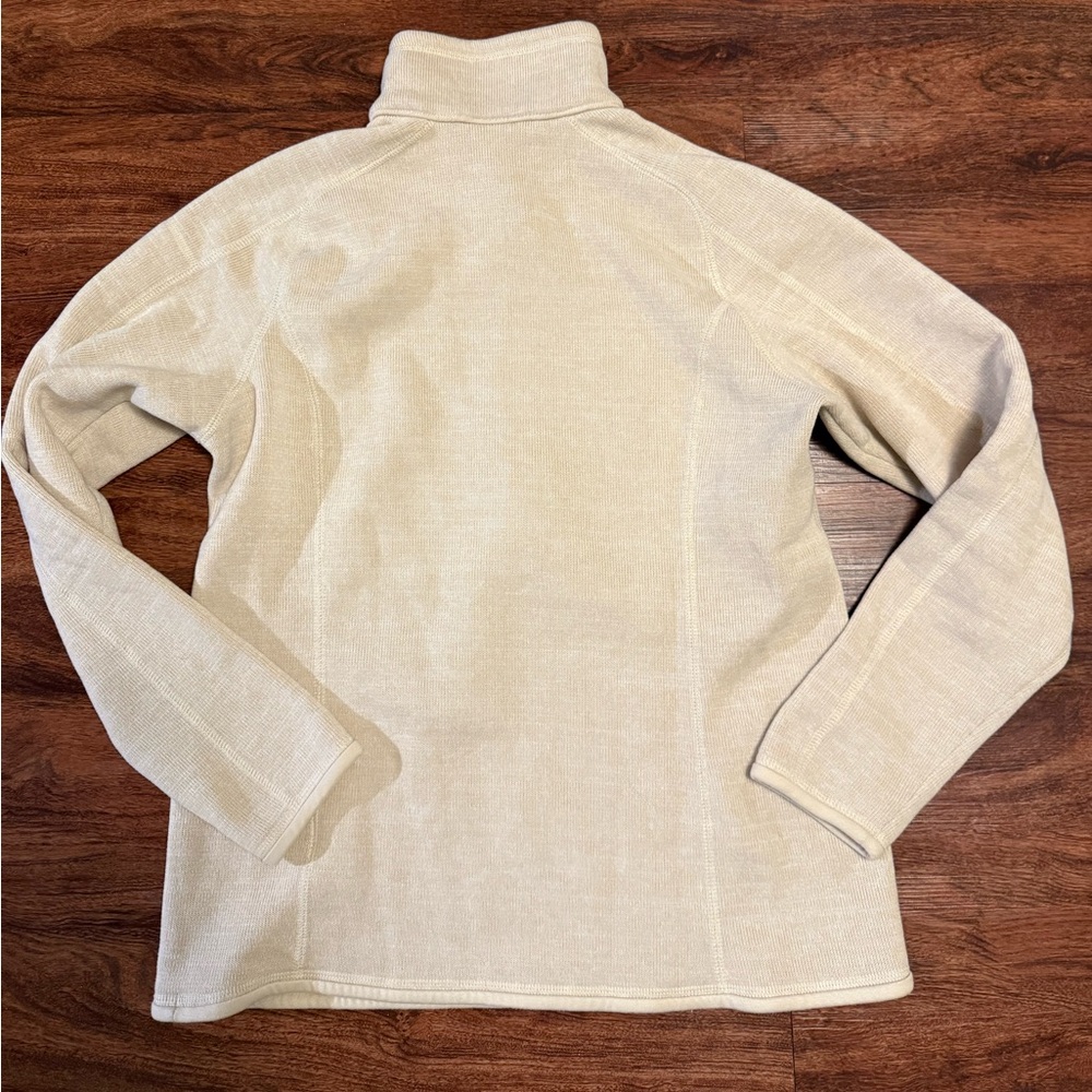 Patagonia Light Tan Quarter-Zip Fleece - Picture 2 of 2
